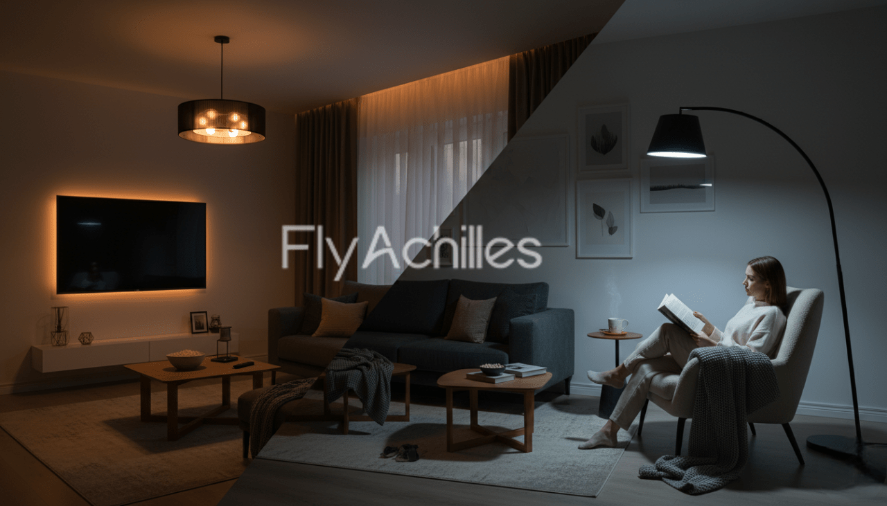 From Movie Night to Reading Nook: How to Set Up Dual-Mode Lighting in One Room - Flyachilles