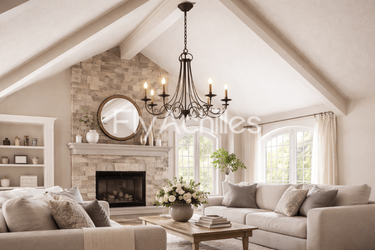 How To Hang A Chandelier On Sloped Ceiling: Safe Mounting Guide For Homeowners - Flyachilles