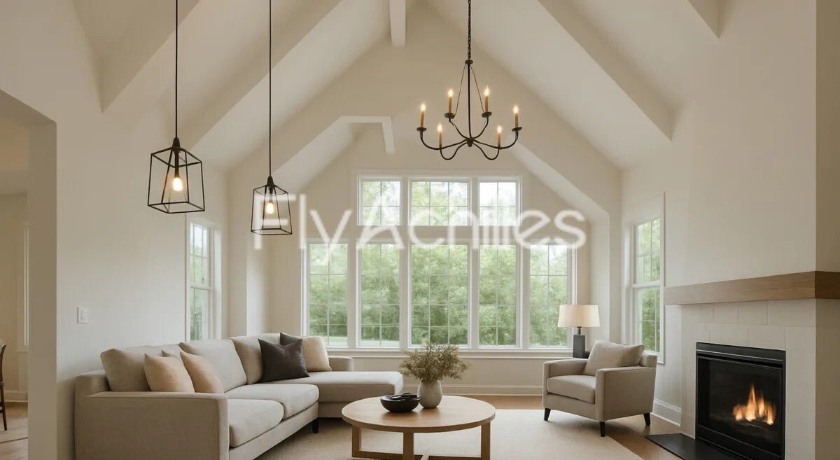 Lighting for High Ceilings: What Actually Works in 10-Foot and Taller Spaces - Flyachilles