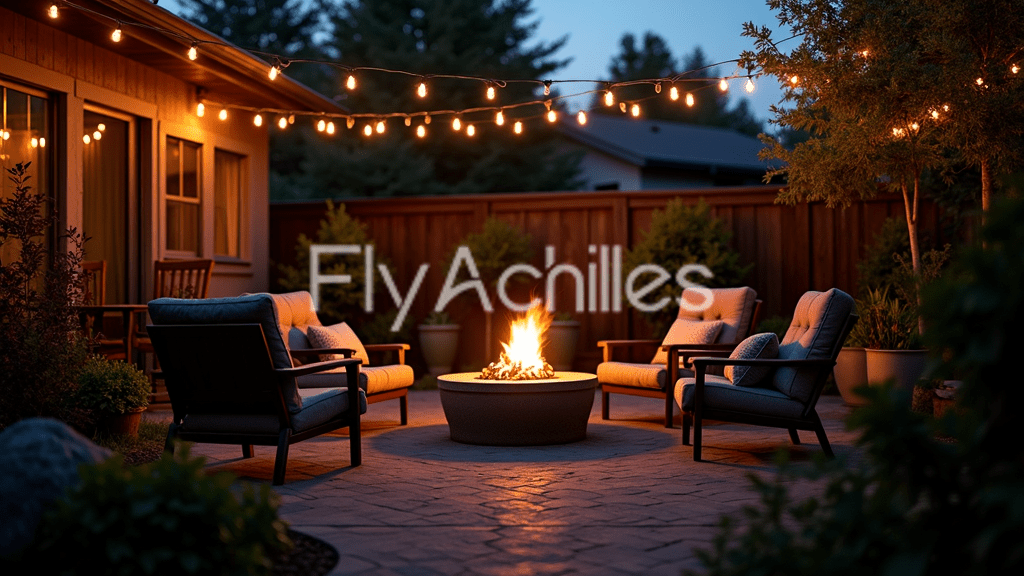 Outdoor Fire Pit Lighting Ideas: How to Create a Cozy and Safe Backyard Glow - Flyachilles