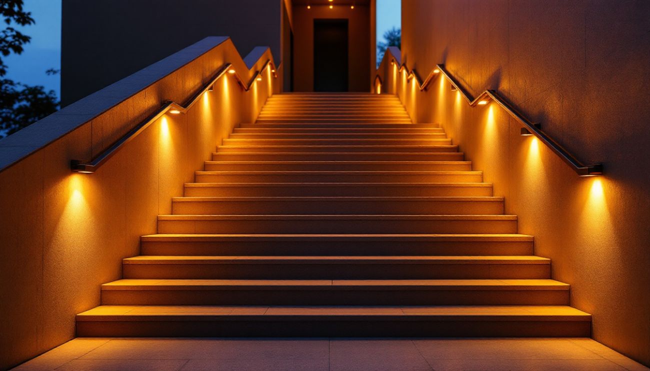 Stairwell Lighting Guide: What Type of Lighting Works Best for Stairs - Flyachilles