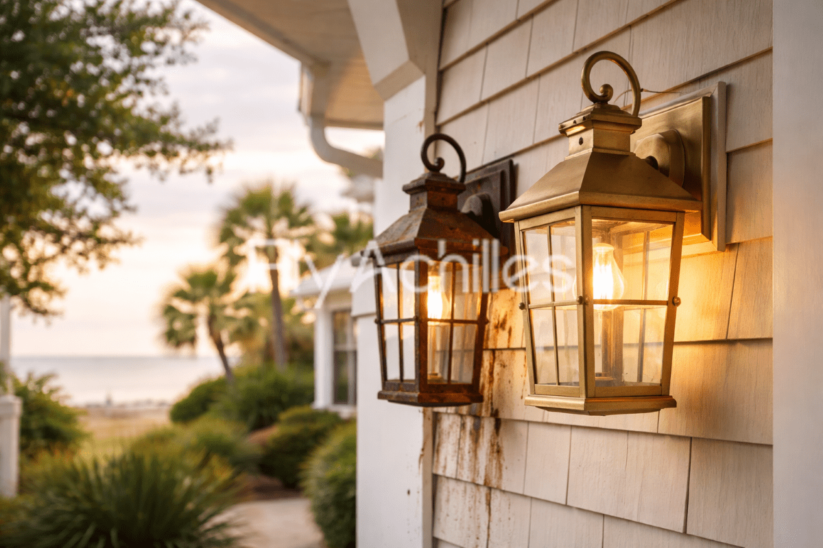 Why Your Outdoor Lights Are Rusting: The Coastal Living Guide - Flyachilles