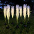 10pcs Solar Waterproof Simulated Reed Fiber Optic Outdoor Lawn Lights - Flyachilles