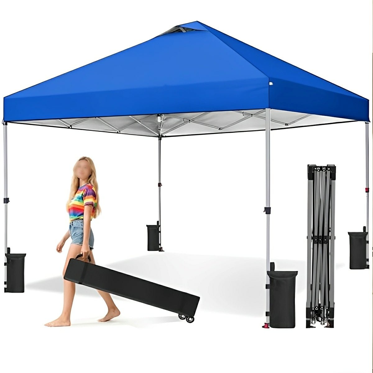 10x10 Pop Up Canopy Tent Portable Outdoor Shelter - Flyachilles