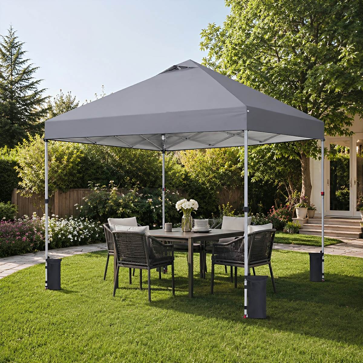 10x10 Pop Up Canopy Tent Portable Outdoor Shelter - Flyachilles