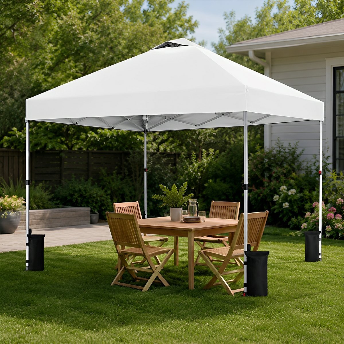 10x10 Pop Up Canopy Tent Portable Outdoor Shelter - Flyachilles