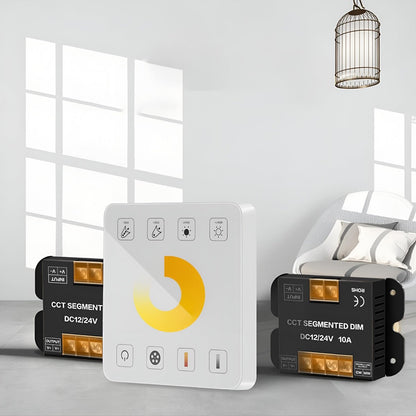 12/24V 10A LED Light Dimmer Wall Switch Controller For LED Flexible Linear Light - Flyachilles