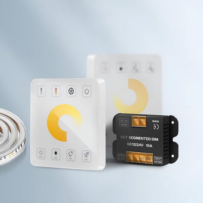 12/24V 10A LED Light Dimmer Wall Switch Controller For LED Flexible Linear Light - Flyachilles