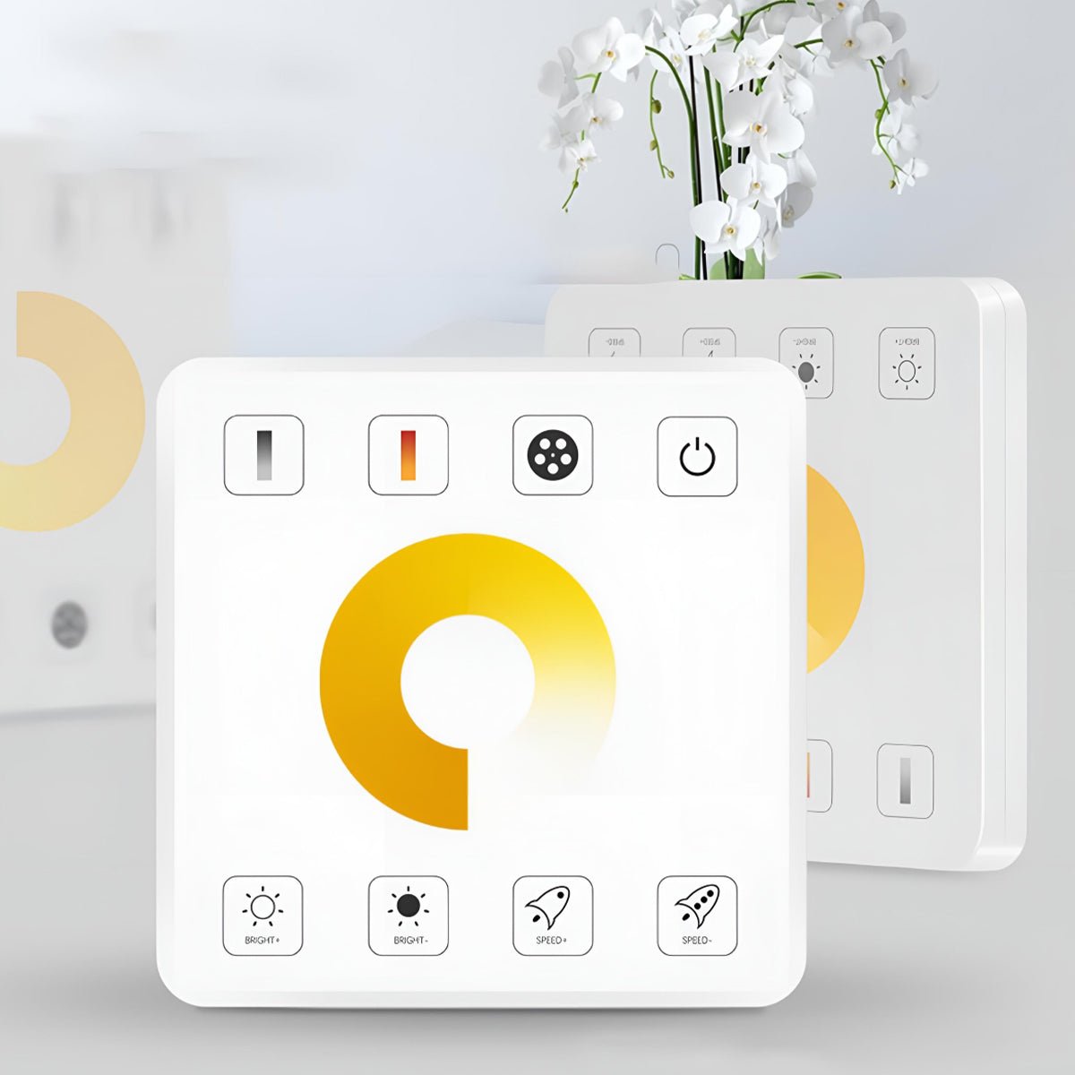 12/24V 10A LED Light Dimmer Wall Switch Controller For LED Flexible Linear Light - Flyachilles