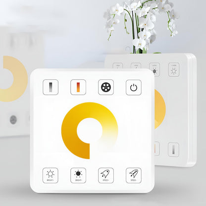 12/24V 10A LED Light Dimmer Wall Switch Controller For LED Flexible Linear Light - Flyachilles