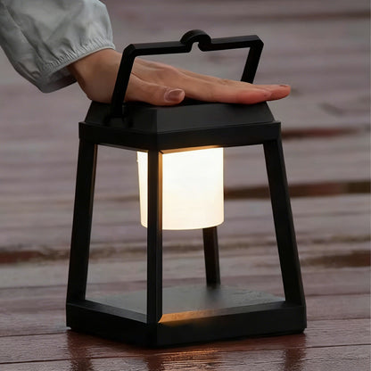 Modern Minimalist Waterproof Solar LED Outdoor Lantern Table Lamp