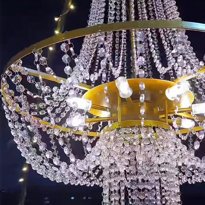 12V Low Voltage Luxury Waterproof Outdoor Crystal Chandeliers - Flyachilles