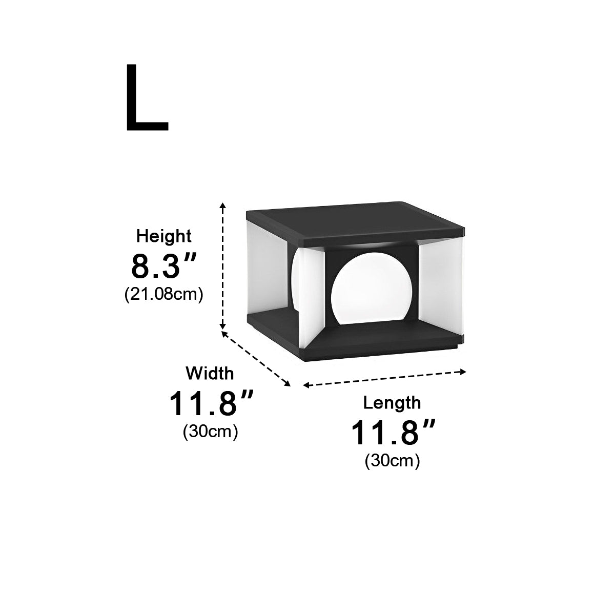 Square LED Waterproof Modern Solar Post Caps Lights Deck Post Lights