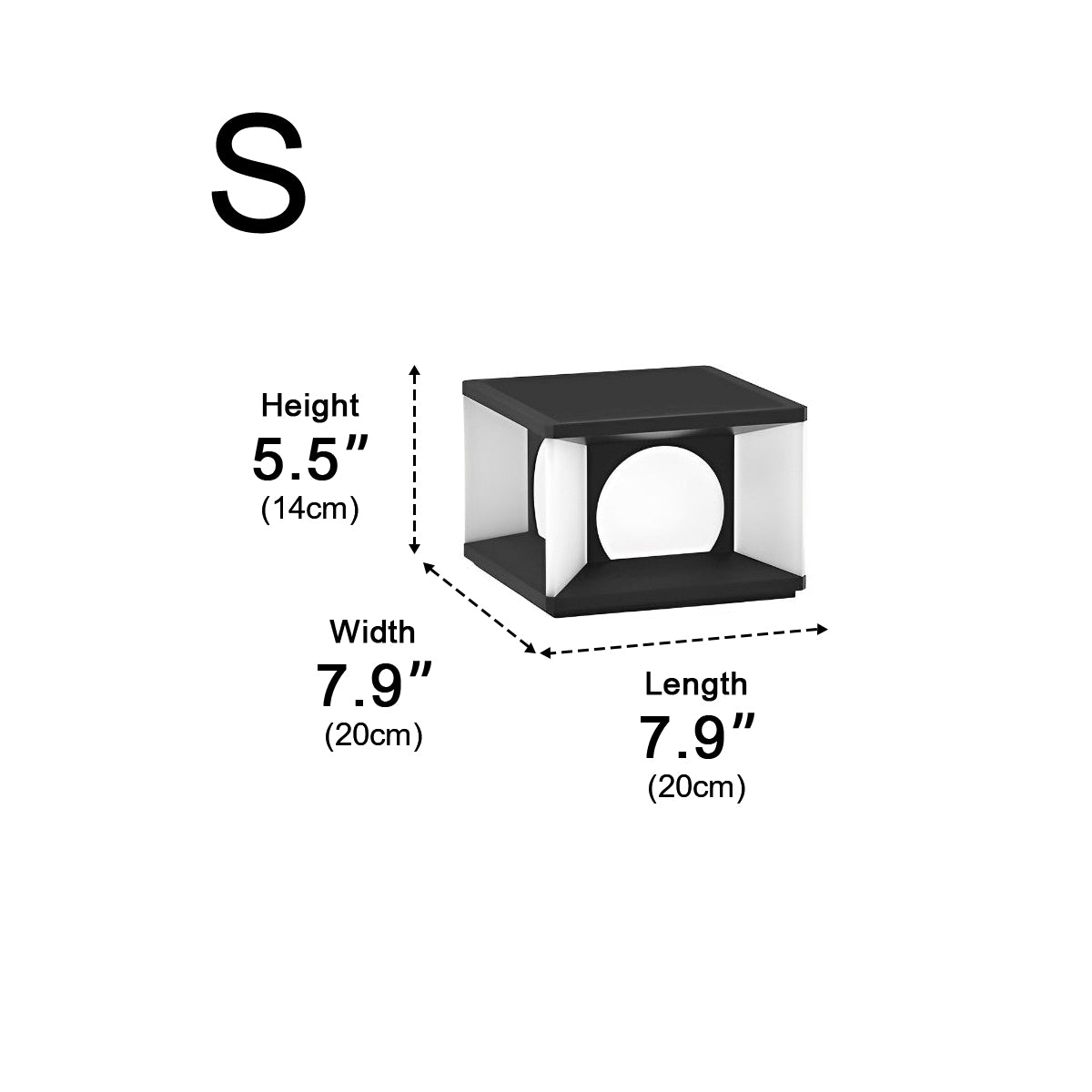 Square LED Waterproof Modern Solar Post Caps Lights Deck Post Lights