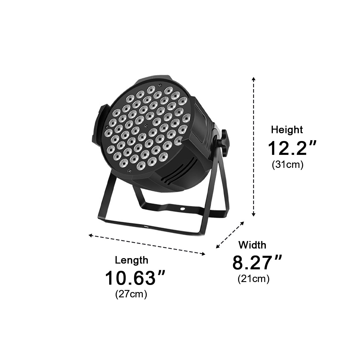 162W 54 LED Beam Spot Light Special Effects Lighting - Flyachilles