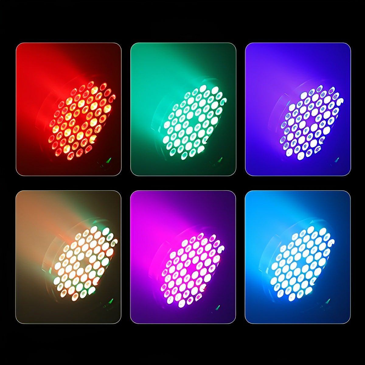 162W 54 LED Beam Spot Light Special Effects Lighting - Flyachilles