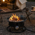 19 Inch Portable Outdoor Smokeless Gas Fire Pit - Flyachilles