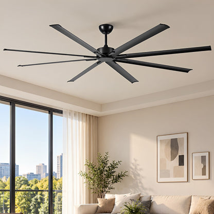 Large Modern Industrial DC Motor Oversized Commercial Ceiling Fan
