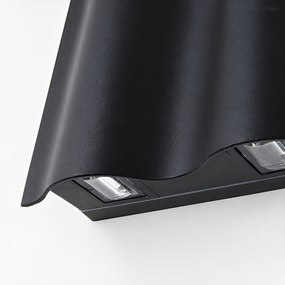 Modern Waterproof Water Wave Up and Down Outdoor Wall Light
