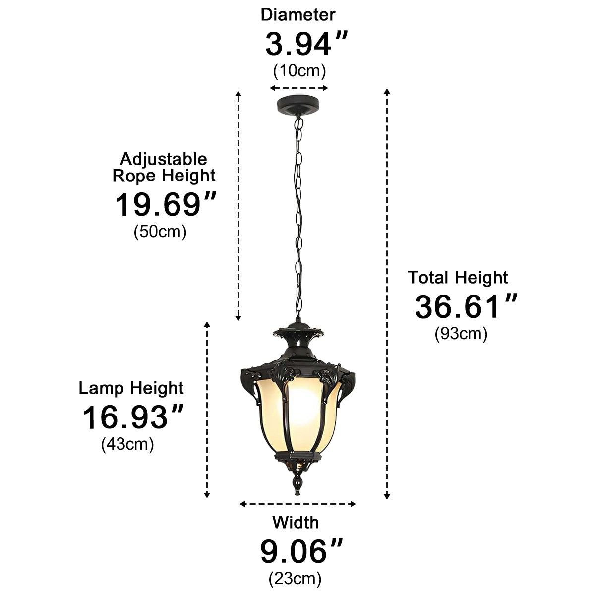 Outdoor Waterproof LED Ceiling Pendant Lights