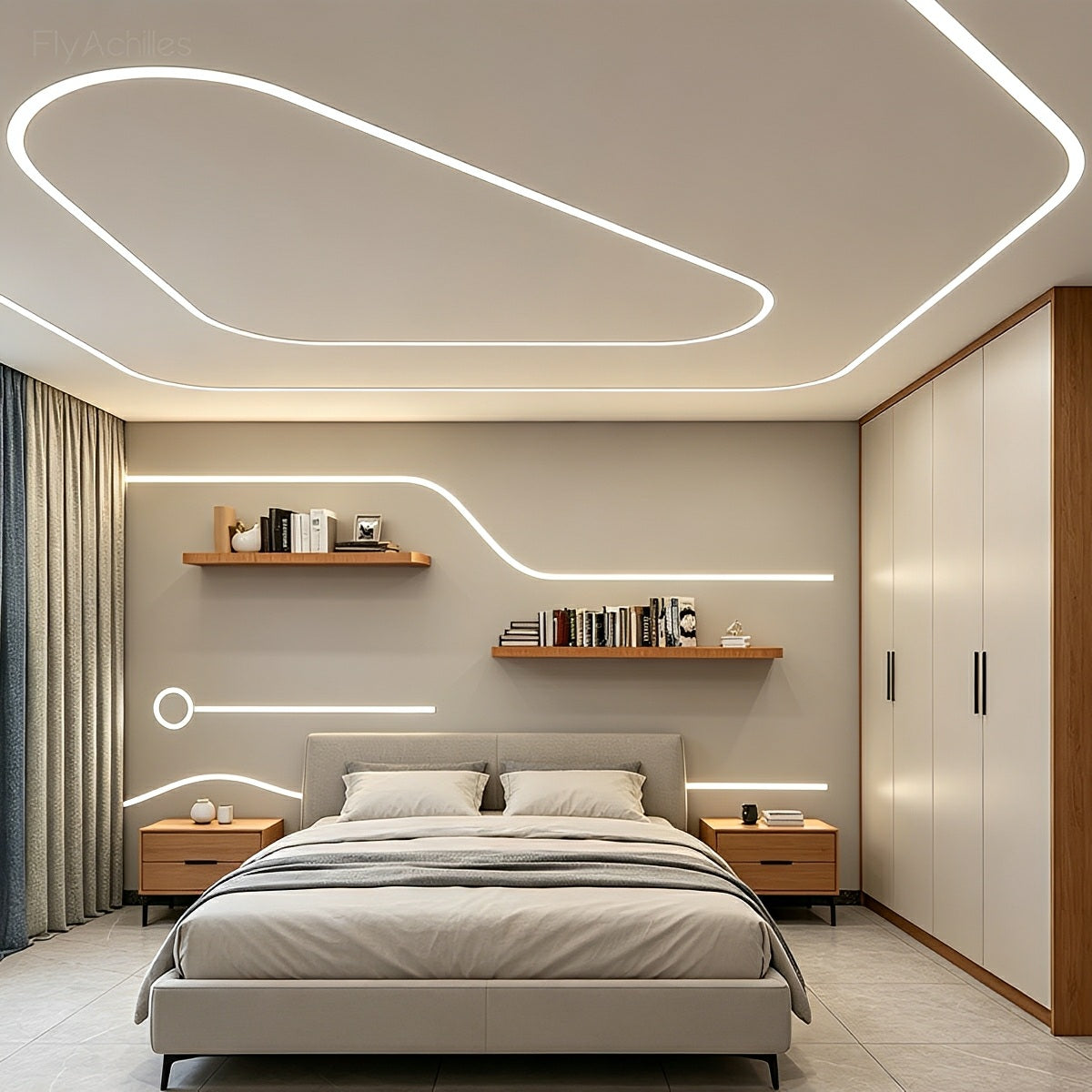 Outdoor Waterproof Flexible Rececessed Linear LED Strip Lights Stair Light DC24V