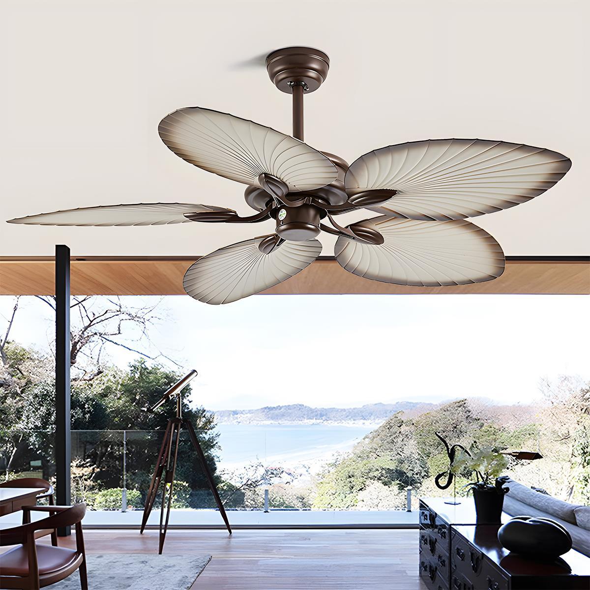 20.47 '' Variable Frequency Conversion 5-Leaf Palm Leaf Ceiling
