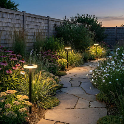 24V Waterproof Dish LED Outdoor Lawn Landscape Lighting Low Voltage - Flyachilles