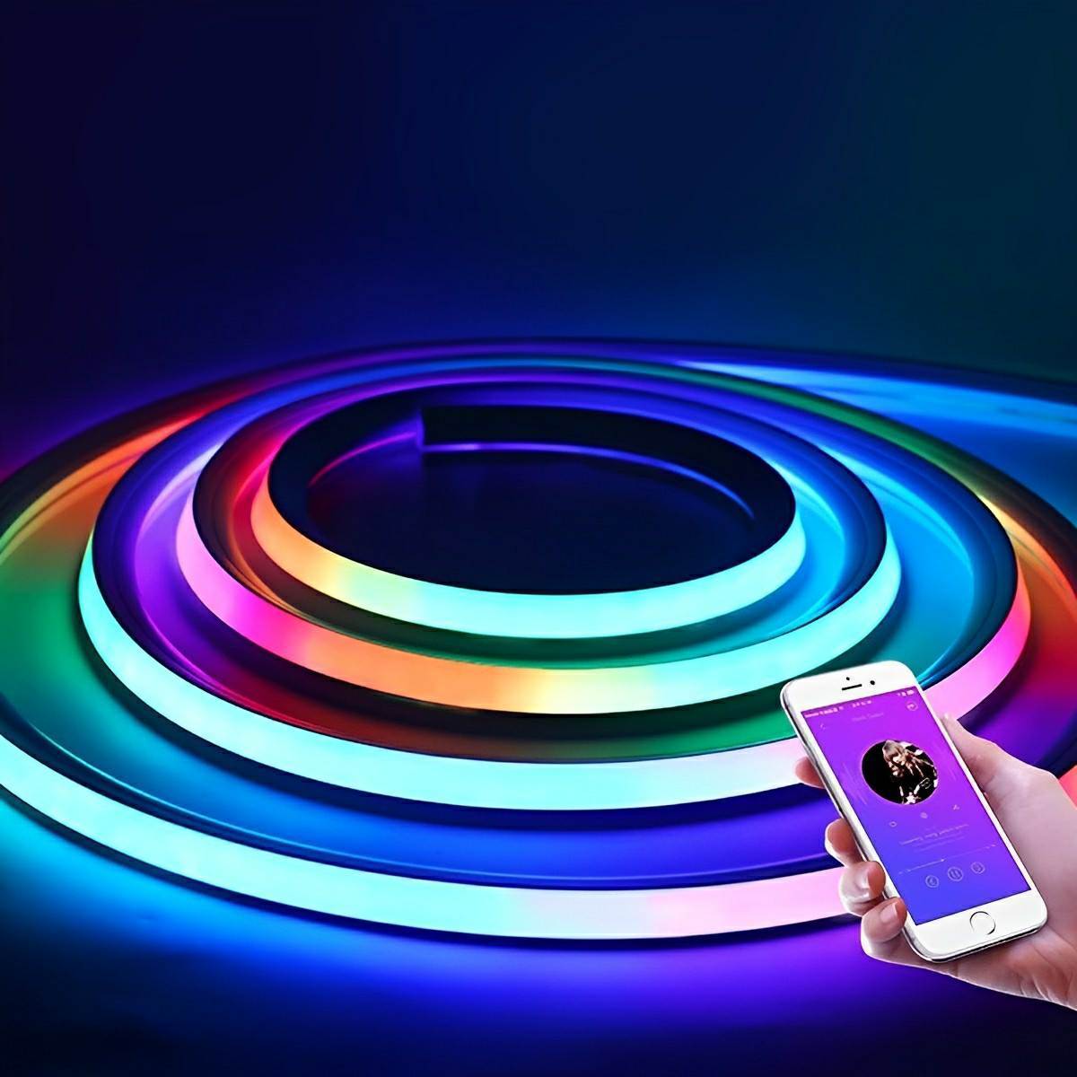 24V Waterproof RGB Outdoor Recessed Flexible LED Invisible Linear ...
