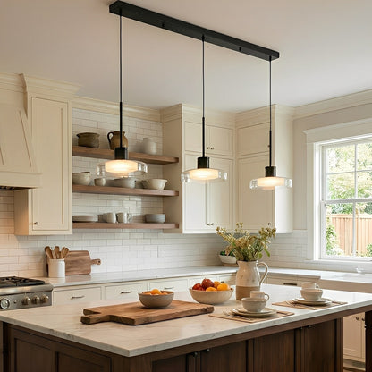 Modern Minimalist Glass Indoor Bar Pendant Lights