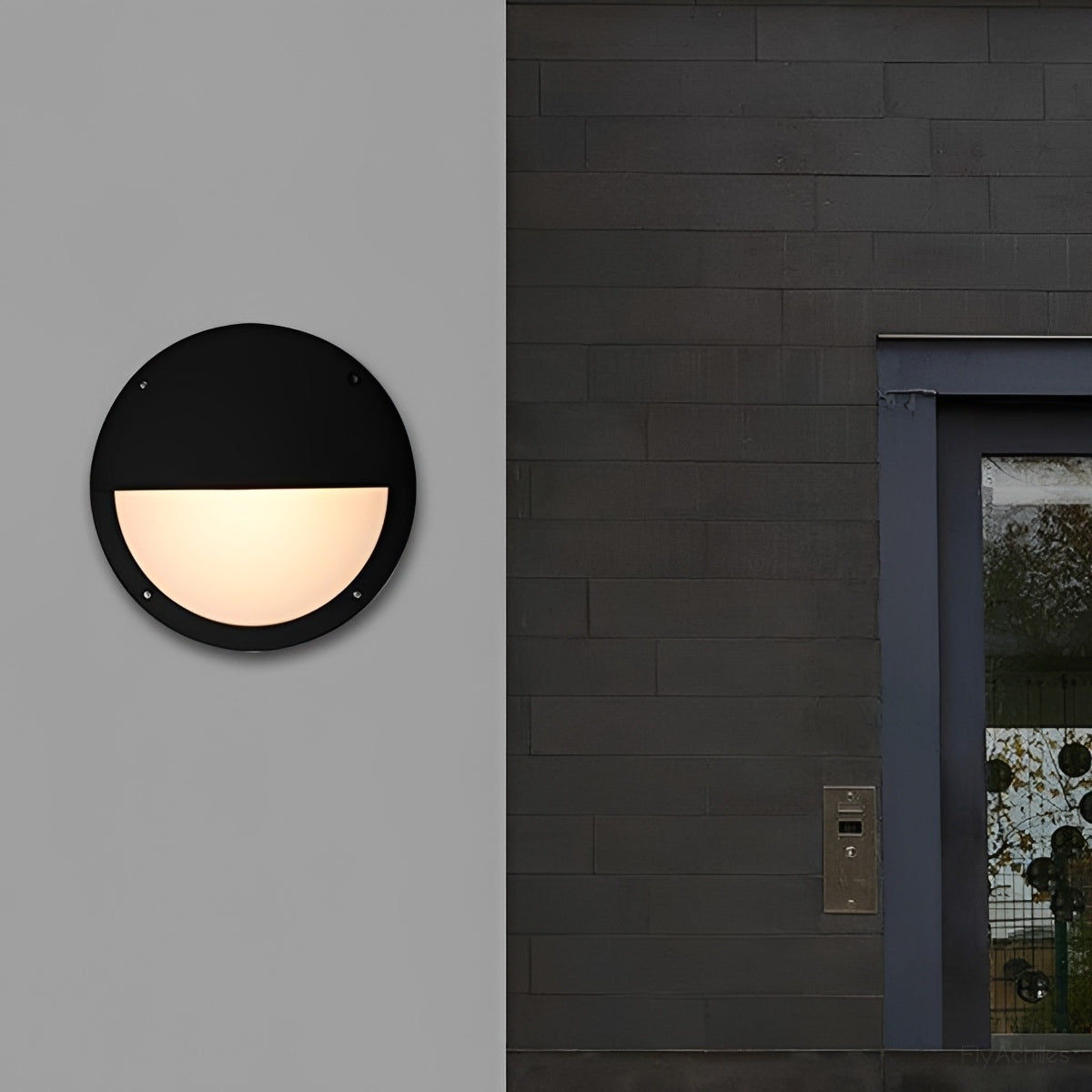 Waterproof Outdoor LED Round Porch Light Exterior Wall Lights