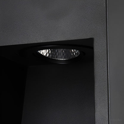 Outdoor Square LED Waterproof Black Pathway Walkway Lights
