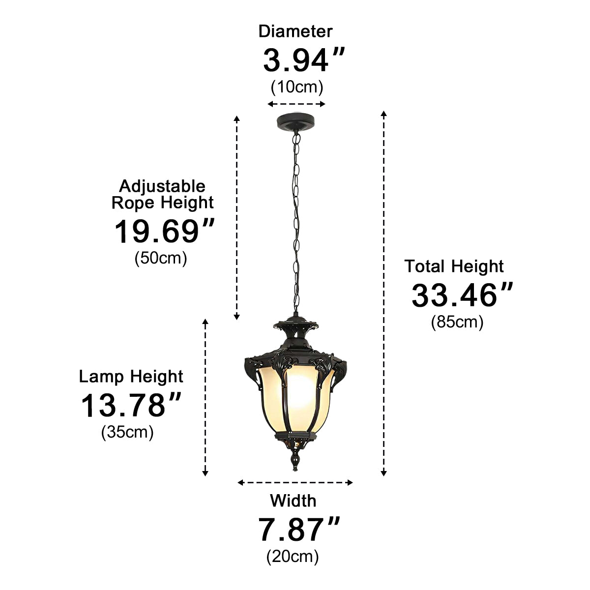 Outdoor Waterproof LED Ceiling Pendant Lights