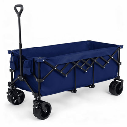 300L Heavy Duty Folding Utility Wagon Cart with All - Terrain Wheels - Flyachilles