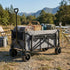300L Heavy Duty Folding Utility Wagon Cart with All - Terrain Wheels - Flyachilles