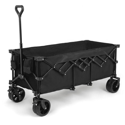 300L Heavy Duty Folding Utility Wagon Cart with All - Terrain Wheels - Flyachilles