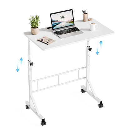 31.5" Adjustable Mobile Rolling Ergonomic Office Desk - Flyachilles