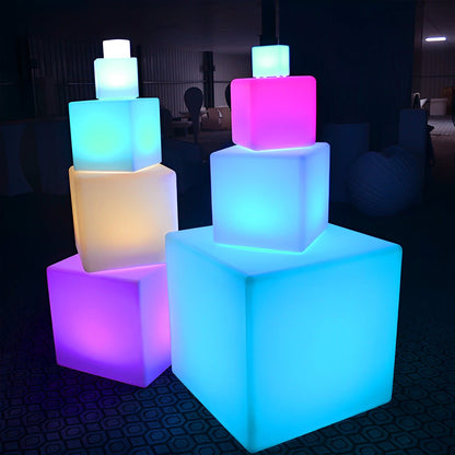 360 ° Modern Minimalist Cube Outdoor Floor Lamp - Flyachilles