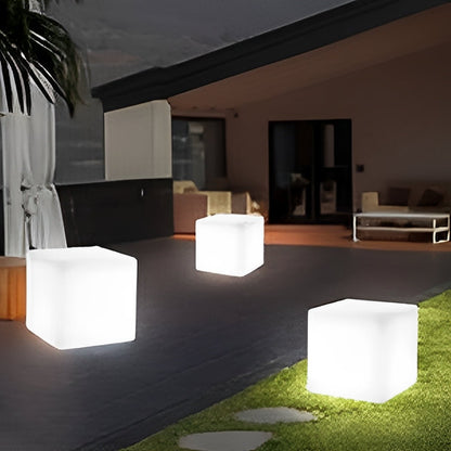 360 ° Modern Minimalist Cube Outdoor Floor Lamp - Flyachilles