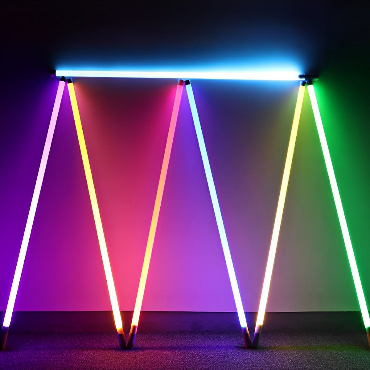 360 LED Tube Handheld Wireless Light Stick Atmosphere Light Rechargeable - Flyachilles