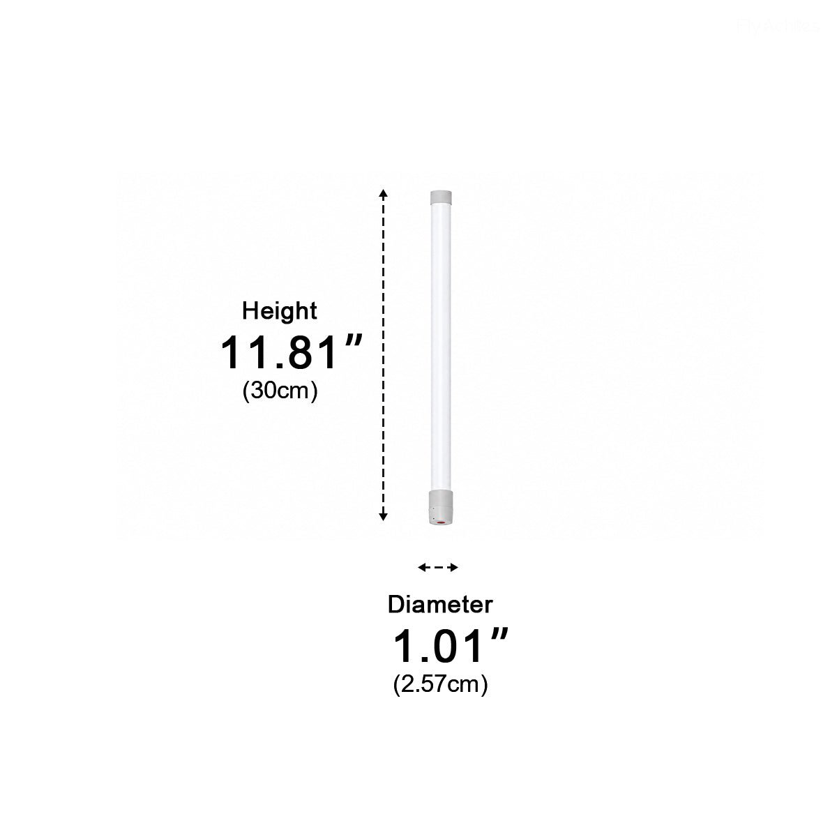 360° LED Tube Handheld Wireless Light Stick Atmosphere Light Rechargeable - Flyachilles