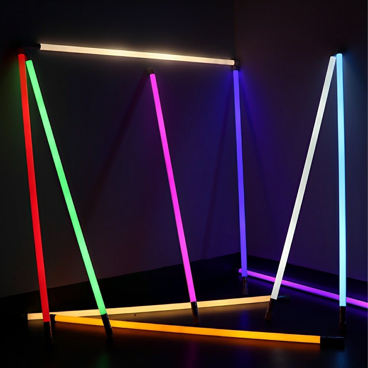 360 LED Tube Handheld Wireless Light Stick Atmosphere Light Rechargeable - Flyachilles