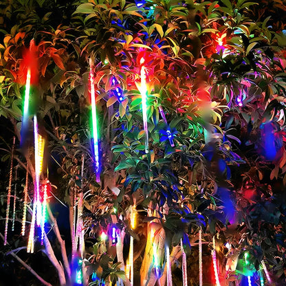 360° Solar Waterproof Meteor Showers Dynamic Landscape Tree String Light Decor - Flyachilles