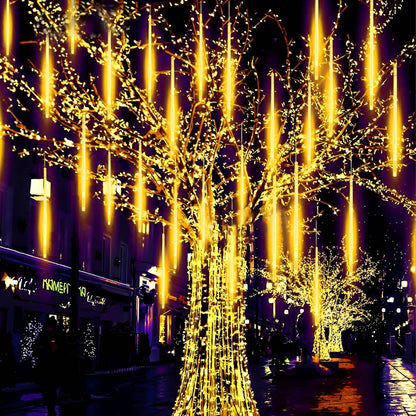 360° Solar Waterproof Meteor Showers Dynamic Landscape Tree String Light Decor - Flyachilles