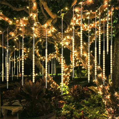 360° Solar Waterproof Meteor Showers Dynamic Landscape Tree String Light Decor - Flyachilles