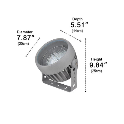 Waterproof 3D Dynamic Ocean Water Ripple LED Spotlight Ambient Lighting
