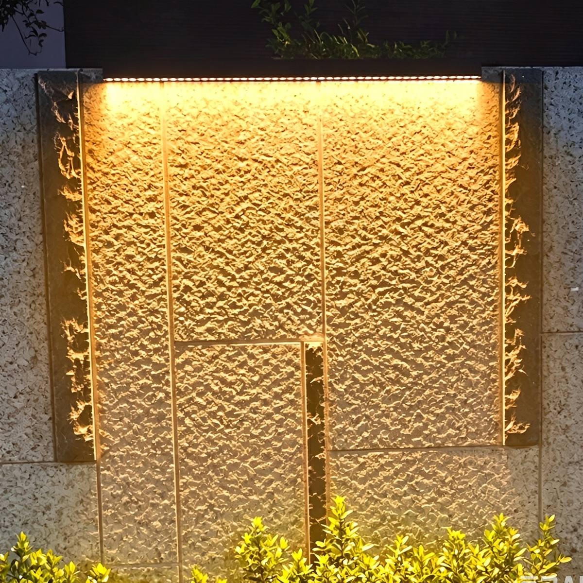 Modern Waterproof Solar Outdoor Wall Washer Light