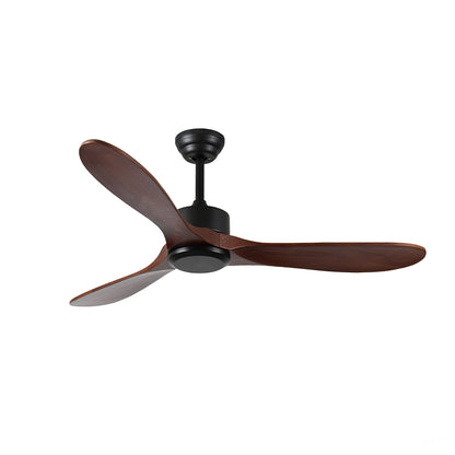 Waterproof Modern Wood 3-Blade Outdoor Ceiling Fan