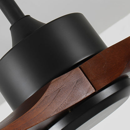 Waterproof Modern Wood 3-Blade Outdoor Ceiling Fan