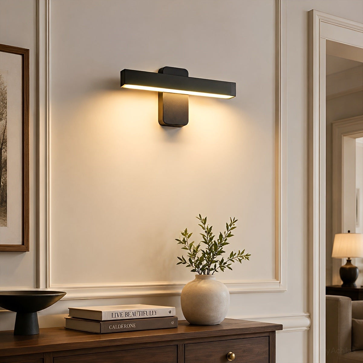 350° Rotatable RGB Linear LED Outdoor Wall Light