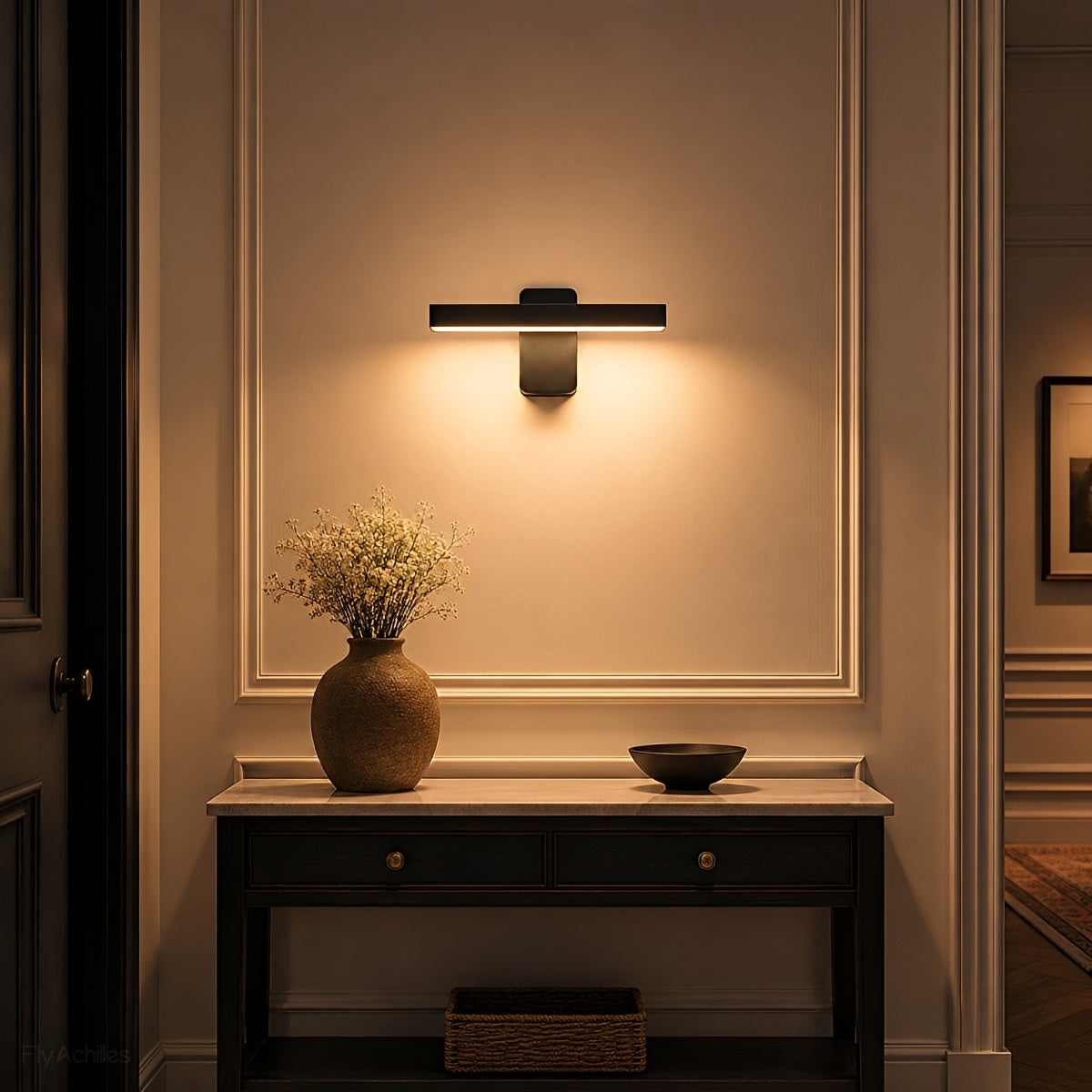 350° Rotatable RGB Linear LED Outdoor Wall Light